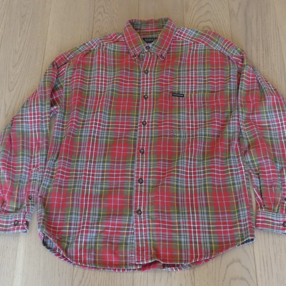 Structure Vintage Multicoloured Medium Plaid Button Down Shirt